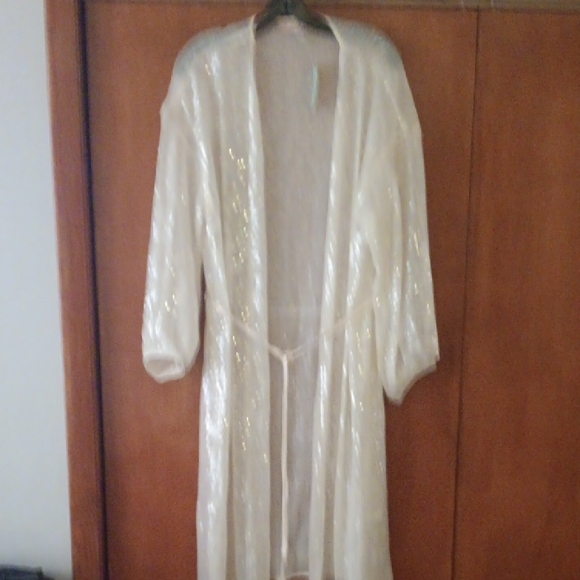 Hutch Cream Sheer Swim Coverup - Picture 8 of 10